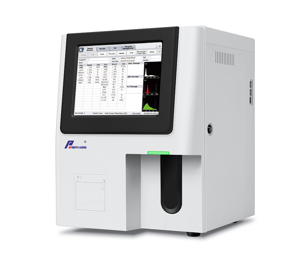 Quality Automatic 3 Part Differential Blood Hematology Analyzer